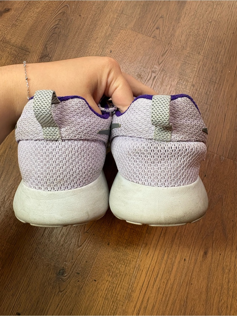 Nike Roshe Run Violet Frost Pure Platinum - Picture 5 of 12